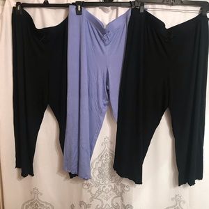 3 pack of crop sleep pants